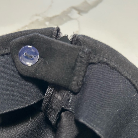 MarlaWynne Elegant Black Faux Suede Side Zip Pants - Picture 4 of 8